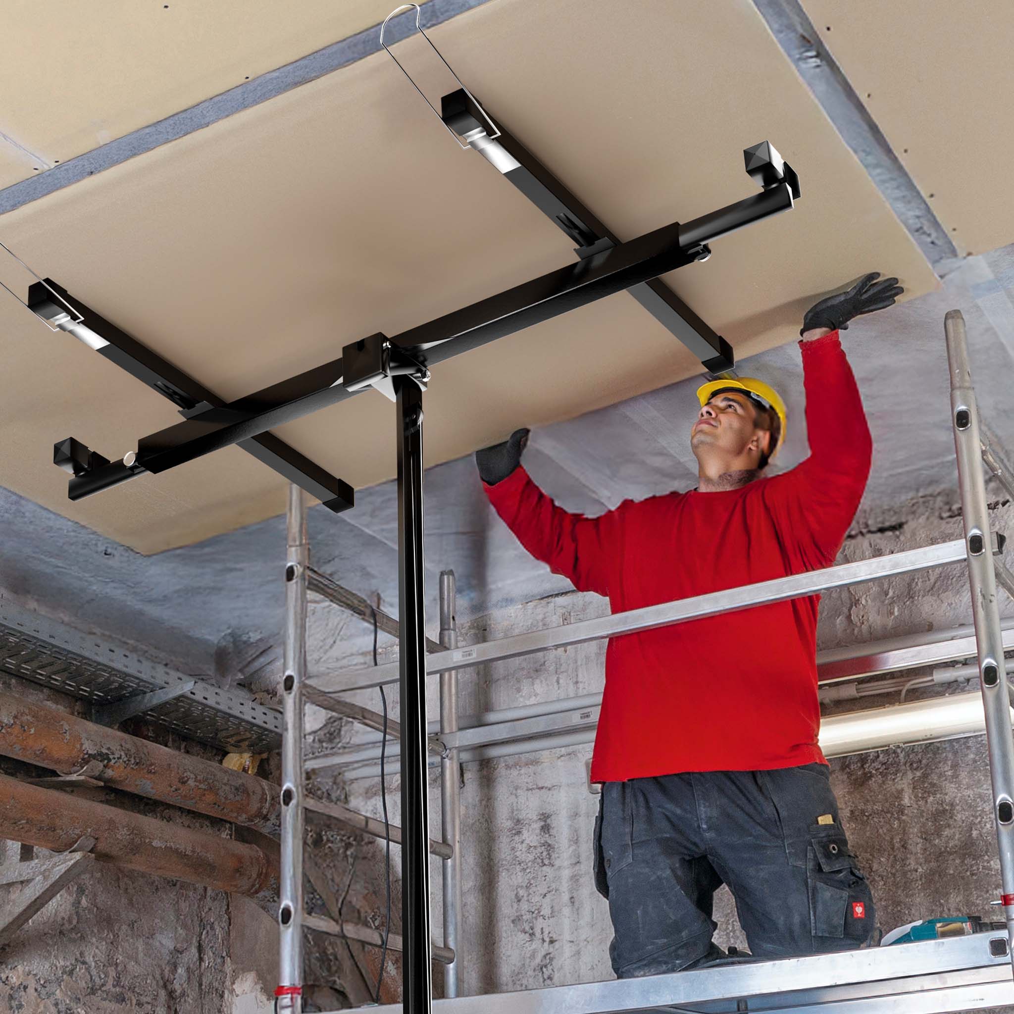 Estensione 140 cm per solleva pannelli XL Per pannelli in cartongesso Alzalastre