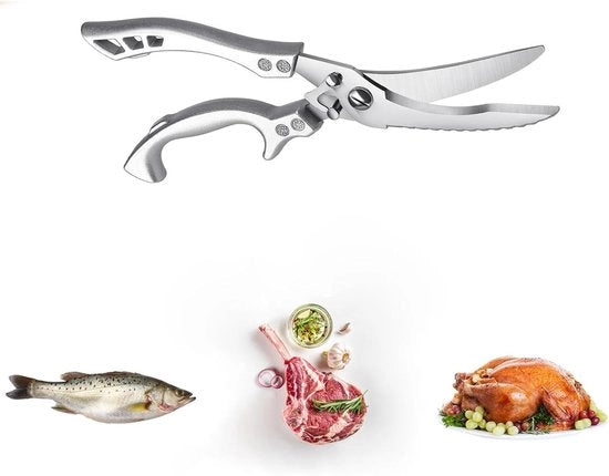 Coltello da cucina premium - per pollo, pesce e verdure - attrezzo multifunzionale per tagliare con precisione e cucinare con facilità