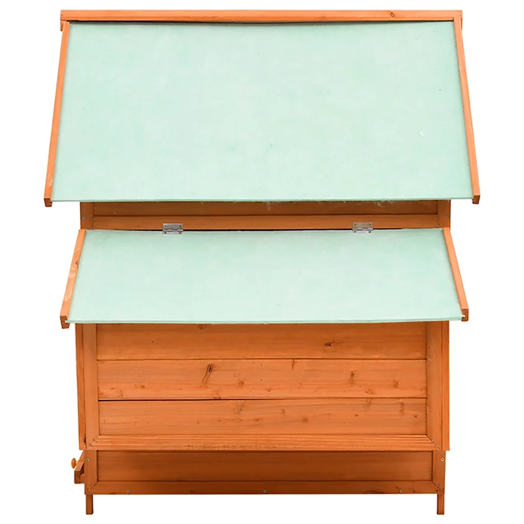 Pollaio 150x96x110 cm in Legno Massello di Abete 171459