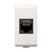 PRESA TELEFONICA RJ45 'EASY' Cat 5e UTP - Bianco - EC ELETTROCANALI