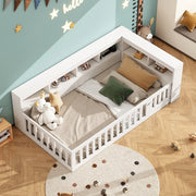 Daybed - Xylo - 90x200 cm USB balaustra bianco