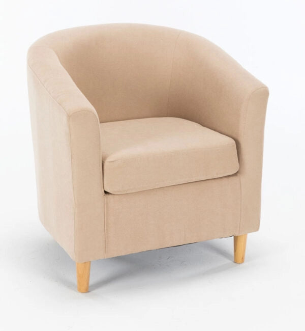 Poltroncina maja in tessuto grigio scuro 70x63x68h