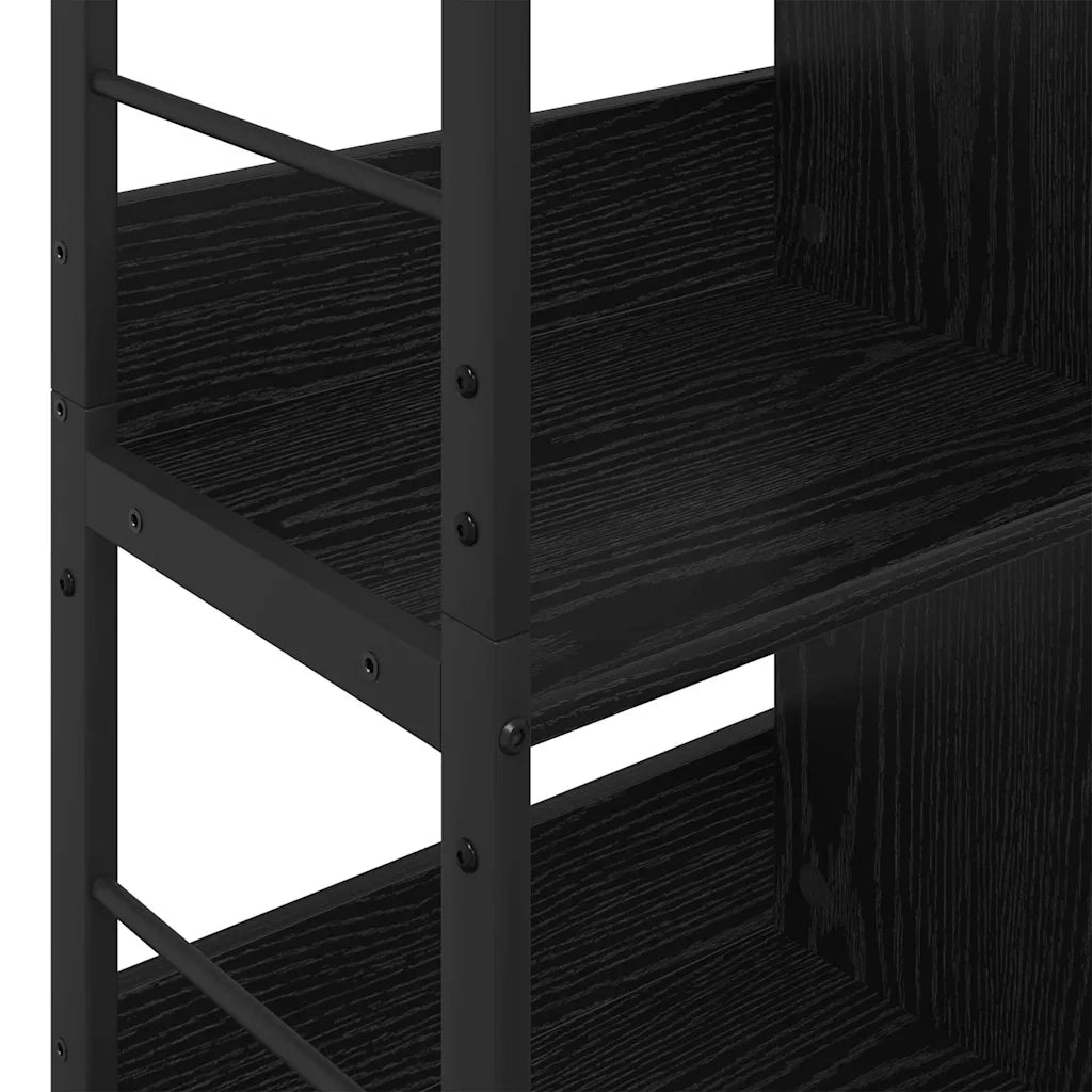 Libreria Rovere Nero 82 x 32 x 144,5 cm Legno multistrato