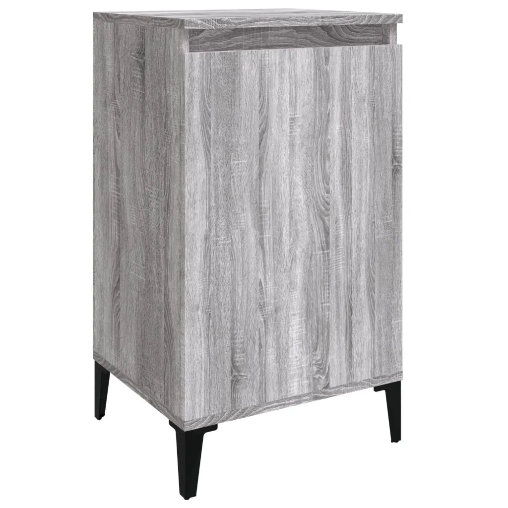 Comodini 2 pz Grigio Sonoma 40x35x70 cm in Legno Multistrato 819657