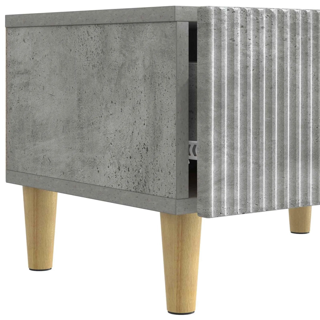 Mobile TV con cassetto Grigio Cemento 147 x 34,5 x 30 cm