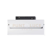 GORIZIA RE/RP - ILLUMINAZIONE LED INCASTRO MAGNETICO 3000K 370LM 12W  PER BINARI 48V BIANCO