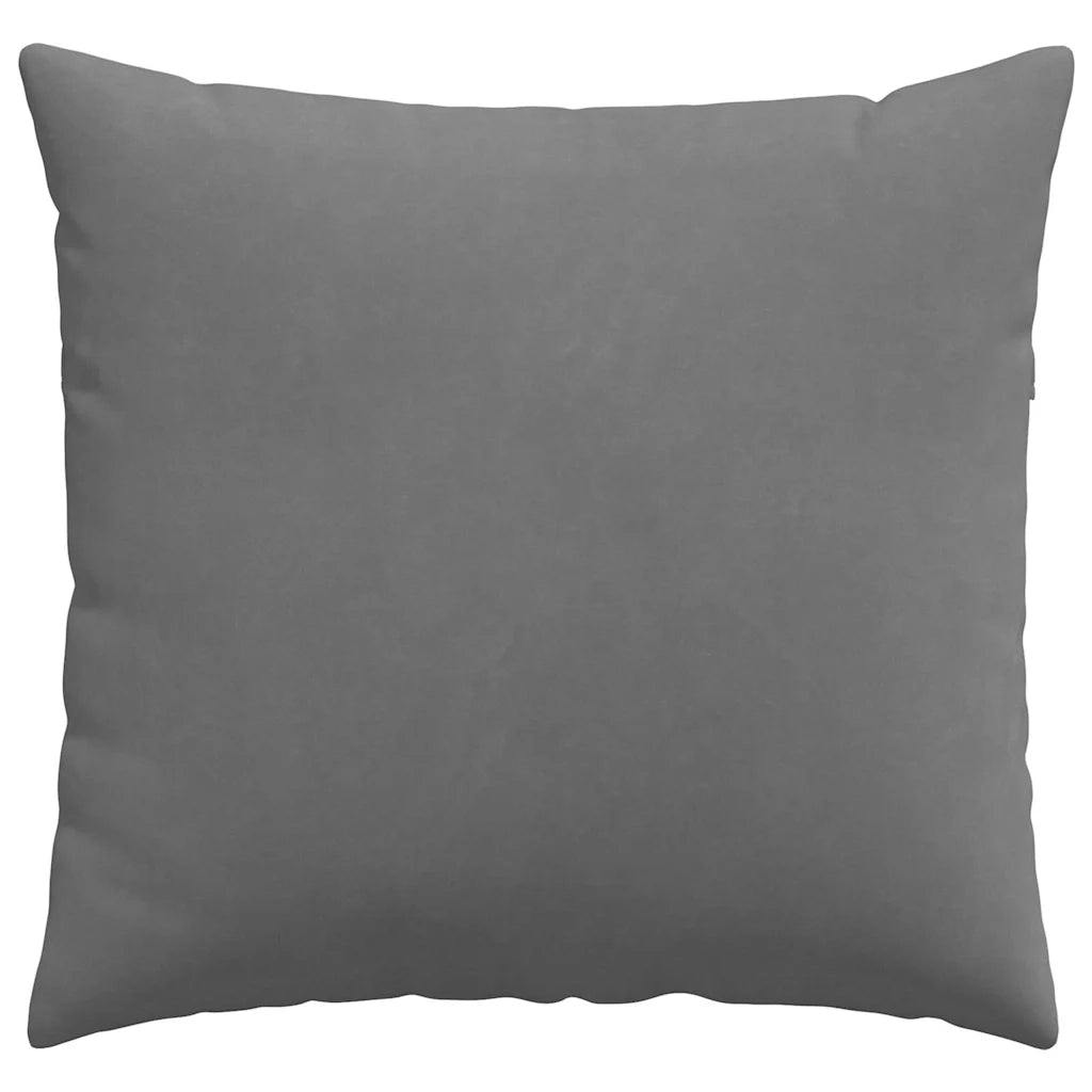Cuscini da Divano 2 pz | Cuscini per sedie Grigio scuro 50 x 50 cm Tessuto