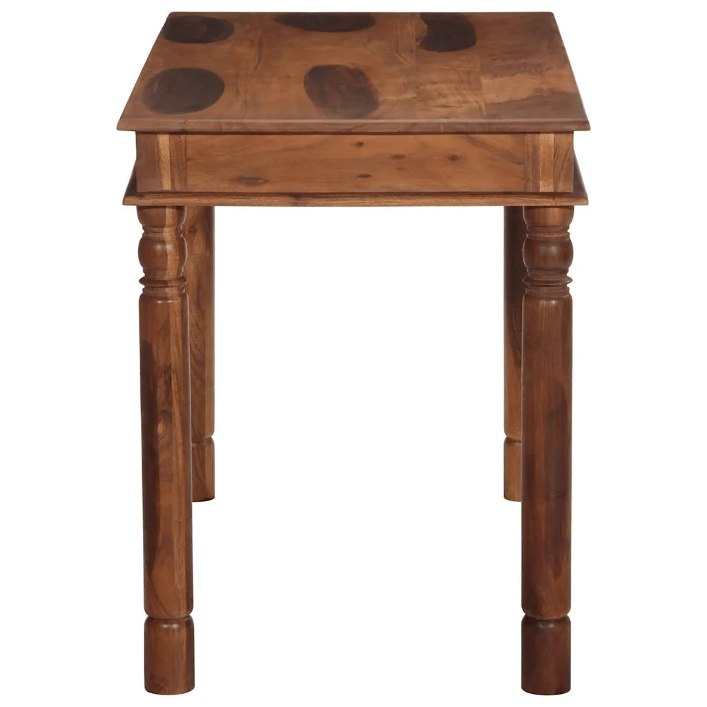 Tavolo da Pranzo 120x60x77 cm in Legno Massello di Acacia
