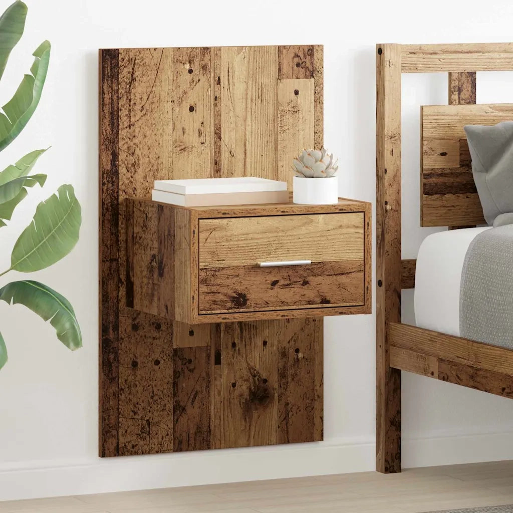 Armadio da Notte 2 pcs Legno vecchio 50 x 32,5 x 80cm 880477
