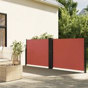 Tenda da Sole Laterale Retrattile-Tenda parasole per giardino Terracotta 140x1200 cm