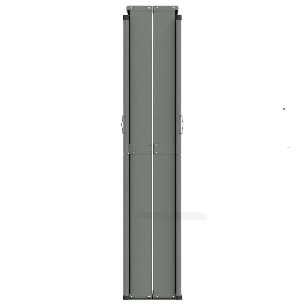 Tenda da sole laterale retrattile/schermo privacy per patio giardino terrazza balcone 180 x 1200 cm nero 02_0007442