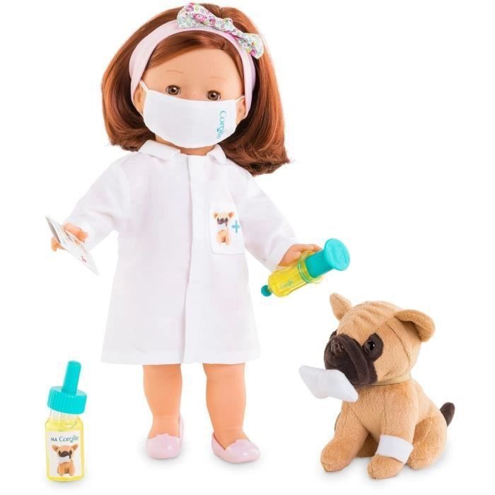 Accessori per bambole - COROLLE - Kit da gioco veterinario - Per bambola da 36 cm - 6 accessori - Dai 4 anni in su