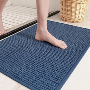Matte da bagno antiscivolo - Super assorbente - Lavabile - Tessuto chenille morbido