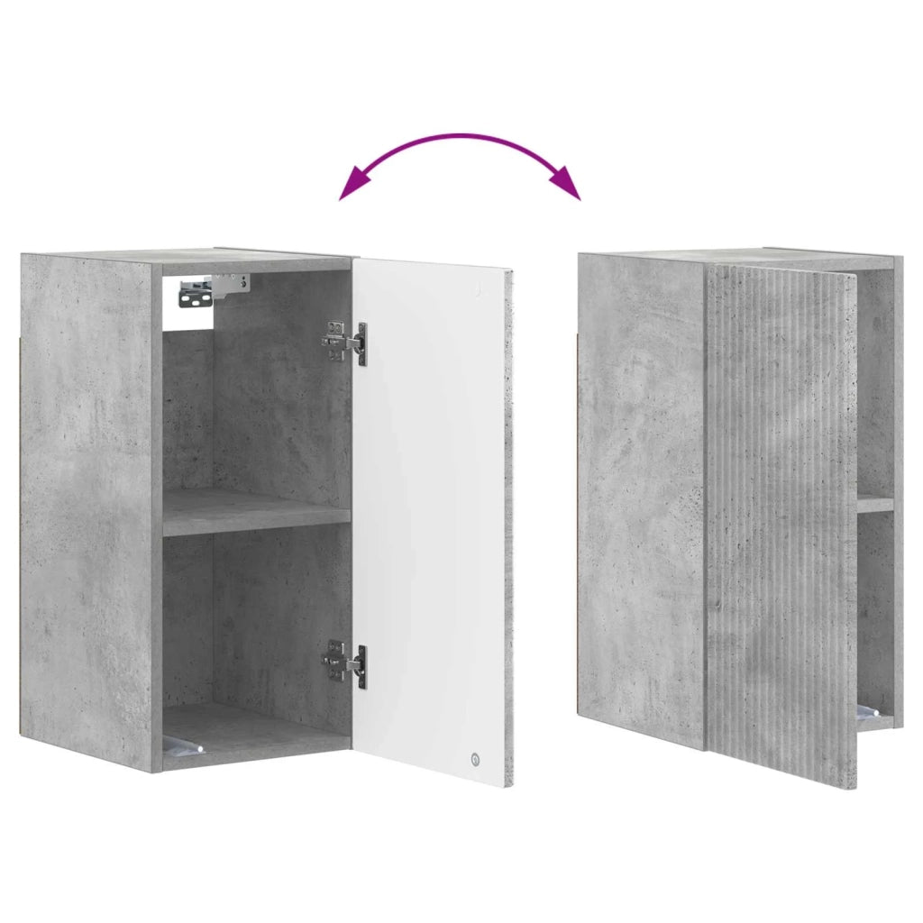 Armadio da bagno a muro ARNHEM Grigio Cemento 30 x 31 x 59 cm 896588