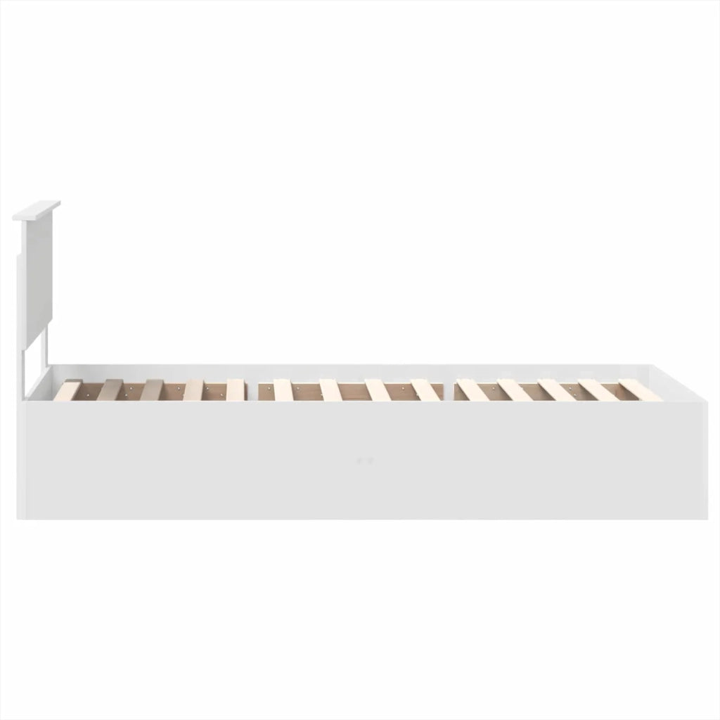 Struttura del letto Bianco 75 x 190 cm Legno multistrato 3408718