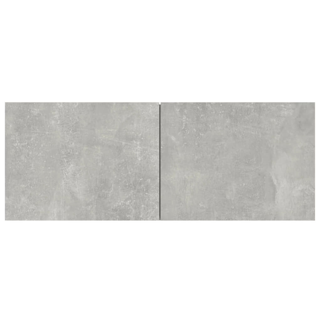 Mobile TV multimediale scaffale TV credenza mobile TV sala da pranzo soggiorno camera da letto 4 pezzi 80 x 30 x 30 cm legno ingegnerizzato grigio 02_0028719