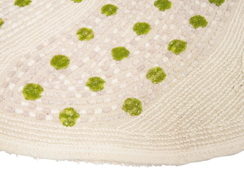Tappeto A Foglia Casa Bagno Cotone Spugna Morbida Antiscivolo Leaf Avorio
