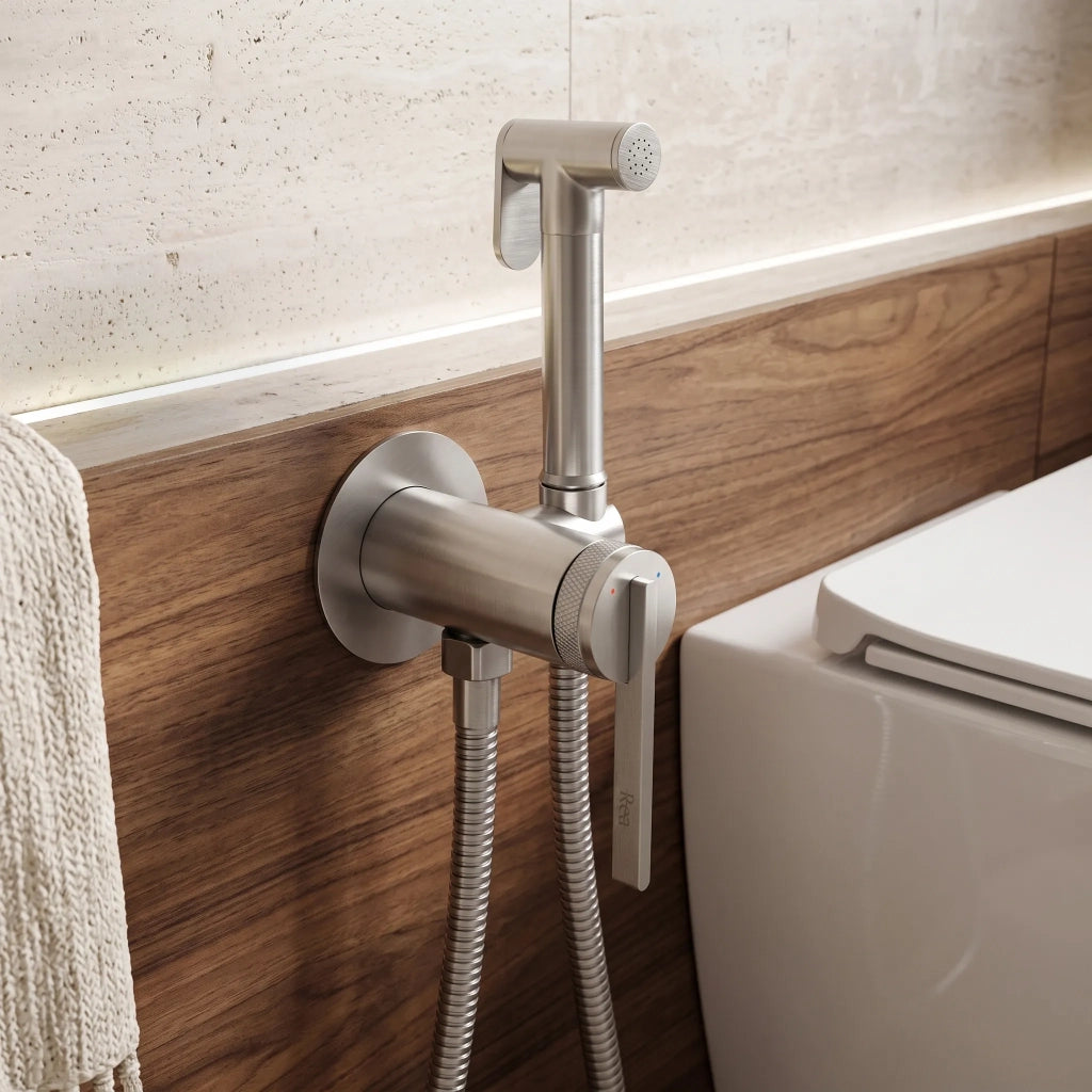 Rubinetto Bidet Rea Grace Brush Nickel