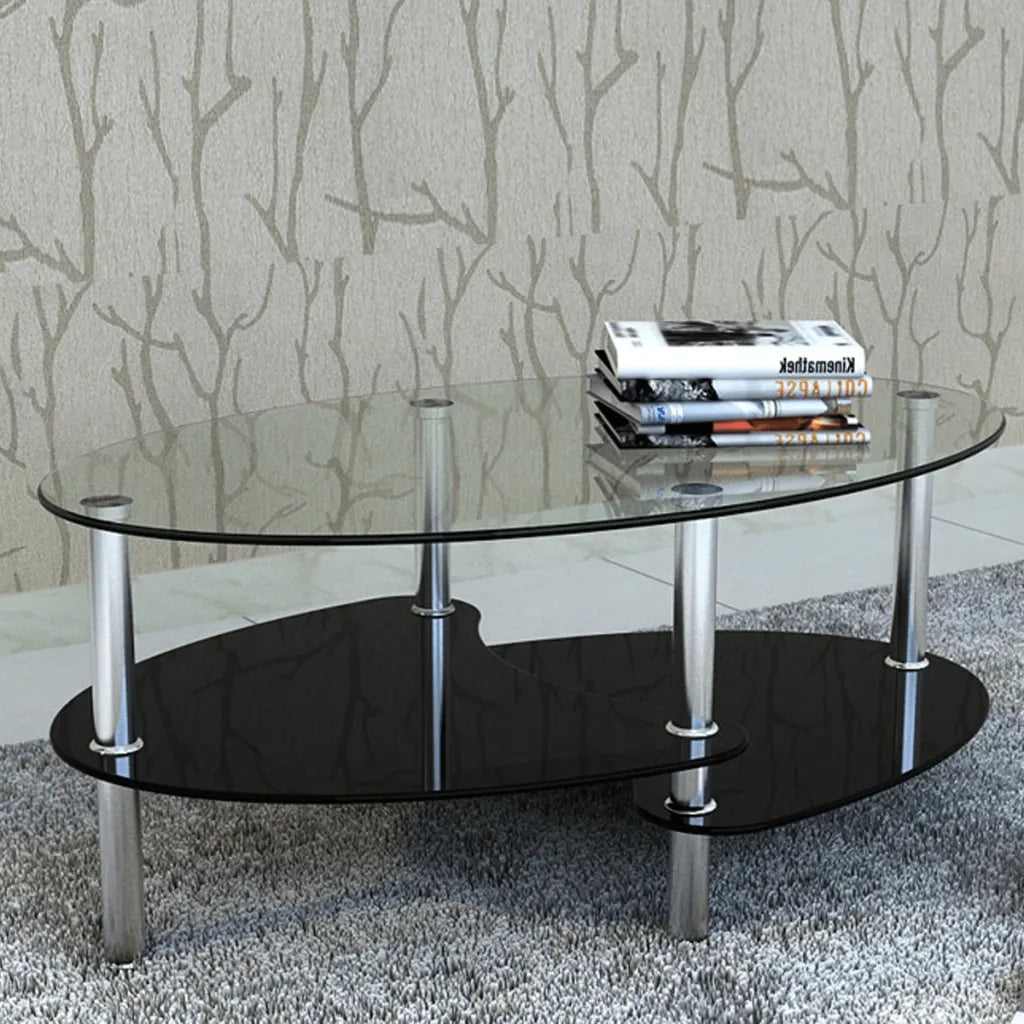 Tavolino da CaffÃ¨ con Design Esclusivo Nero  cod mxl 14678