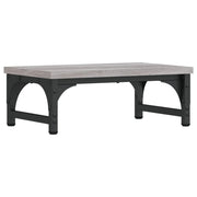 Supporto per monitor da scrivania Sonoma 37 x 23 x 14 cm legno ingegnerizzato grigio 02_0044986