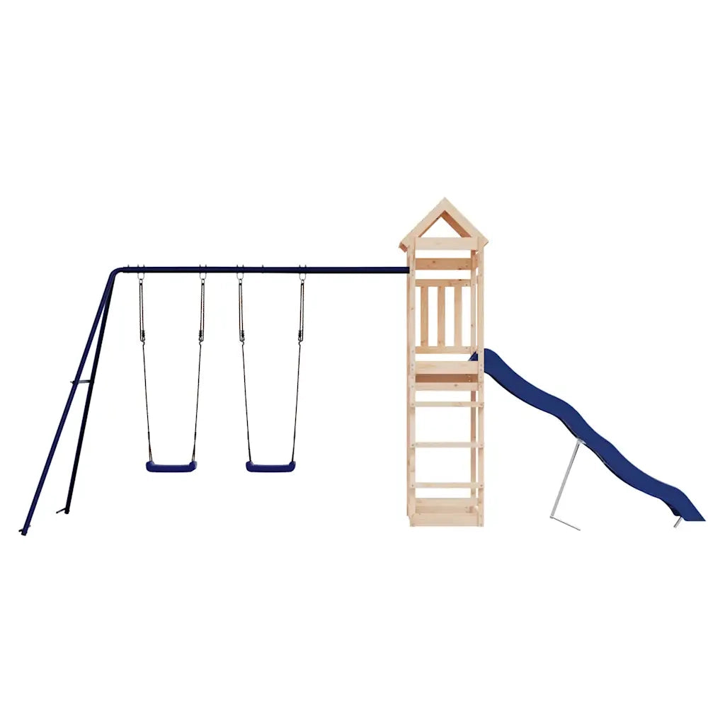 Set da Gioco da Esterno in Legno Massello di Pino CFW8187719