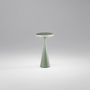 Lampada Da Tavolo Per Esterno Elliott Contemporanea Alluminio Salvia Led Cct