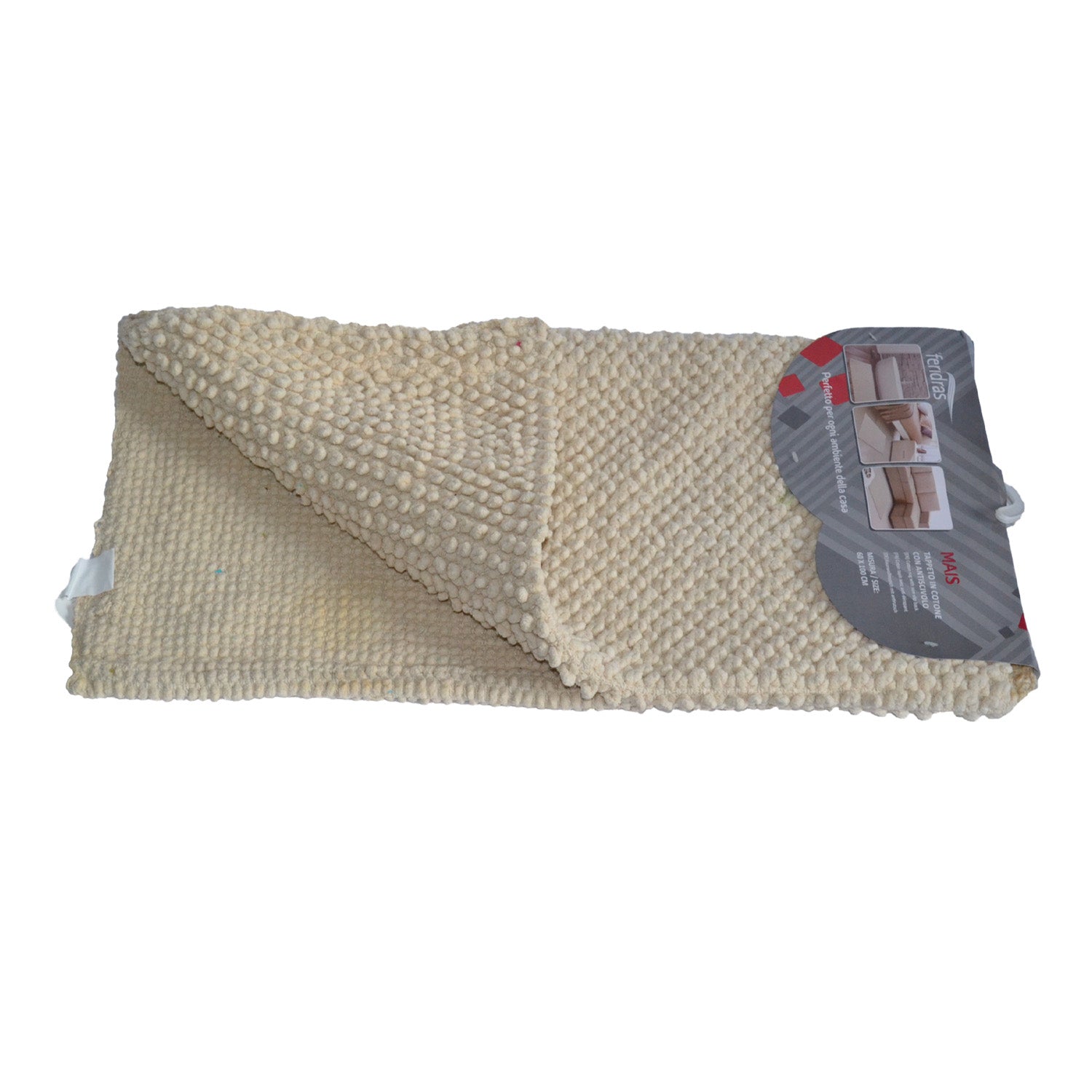 TAPPETO BAG. MAIS TORTORA CM 60X100