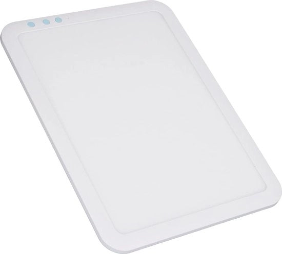 Luce da Parete LED - Casella di Luce Senza Fili a Batterie - Luce da Tracciare - Ricaricabile - 35 x 26 Cm - 3 Modalità di Colore - 6 Livelli di Brillantezza - per Disegnare - per Schizzi .