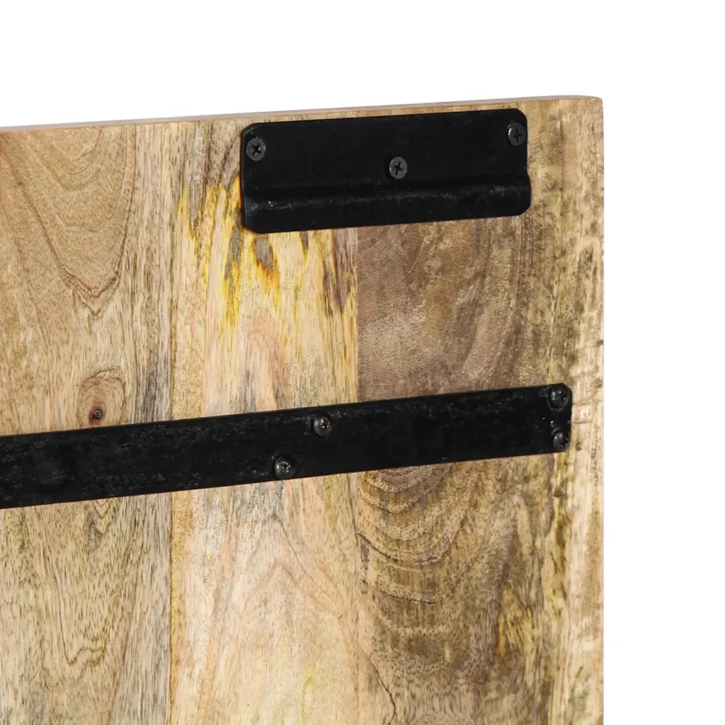 Testiera 200 cm in Legno Massello di Mango Grezzo