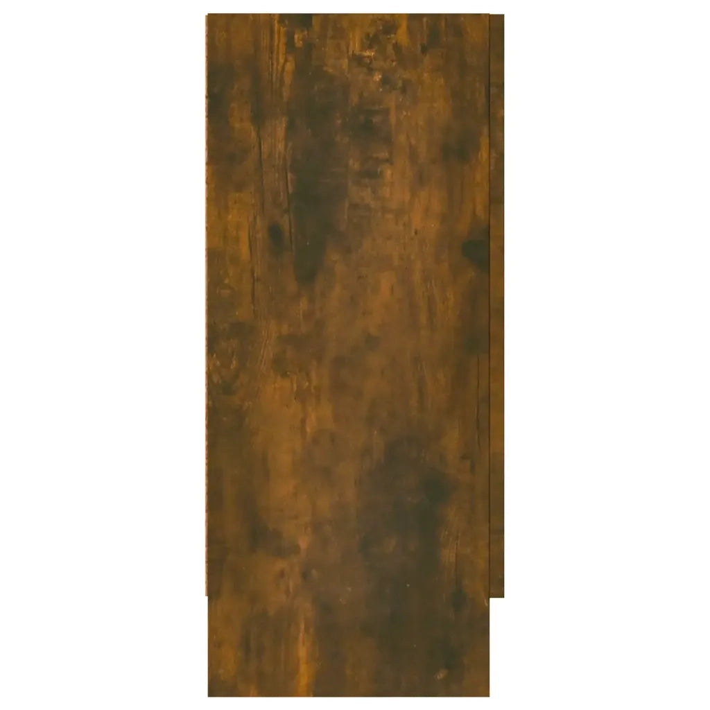 Credenza Rovere Fumo 120x30,5x70 cm in Legno Multistrato 815624