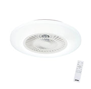 Ventilatore Plafoniera LED Zephir ZVP1 45W con Luce RGB Multicolor e CCT Dimmerabile, Motore DC, Telecomando, 6 Velocità, Funzione Reverse, 5500 Lumen