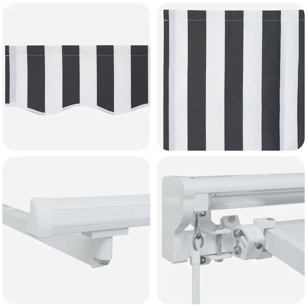 Struttura della tenda Antracite e Bianco 400 x 200 cm 3329823