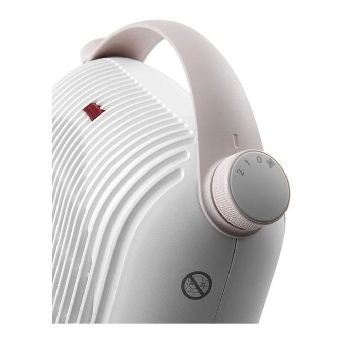 De’Longhi Termoventilatore da tavolo a 2 potenze HFS30B24.W