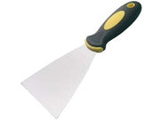 SPATOLE CON MANICO BI-MATERIAL INOX- - mm.40 - 12 pezzi ALTE