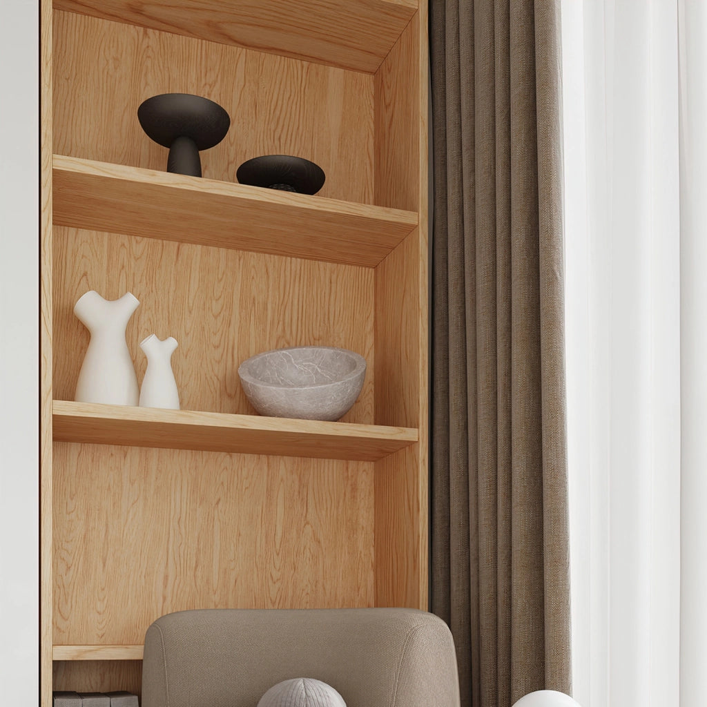 Lampada da tavolo ZENITO legno naturale G9 Pure Lume