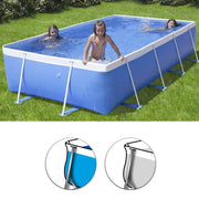 Piscina fuori terra RIO TOP 400 - 3,95 x 2,15 h 0,80 m - Piscina Fuori Terra Rio Top 400 - 3,95 X 2,15 H 0,80 M Liner Sabbia / Bianco