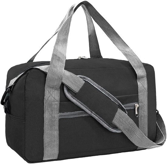 Borsa da viaggio opaca 40x25x20 cm - Borsa da viaggio ripiegabile - Handbagaglio - Leggero - Materiale duraturo - Progettata per ottimizzare lo spazio