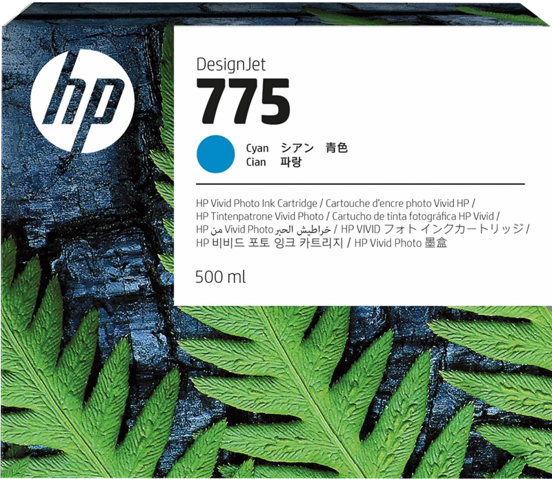 ORIGINAL HP Cartuccia d'inchiostro ciano 1XB17A 775 500ml Cartuccia di inchiostro ciano HP 775 da 500 ml