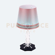 LAMPADA DA TAVOLO PICCOLA BRIGHELLA 1 LUCE ATTACCO E14 DISEGNO FOULARD
