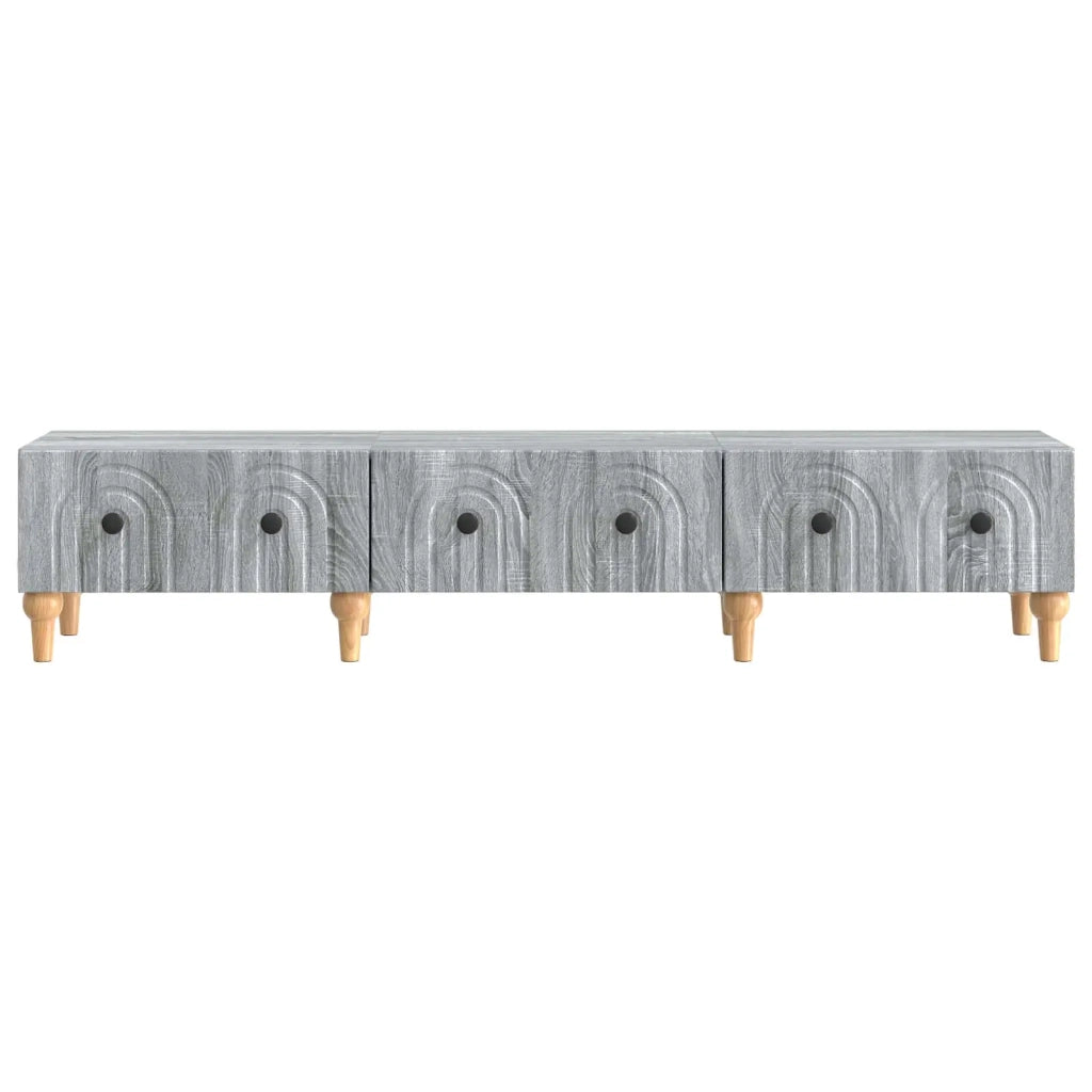 Mobile TV Grigio Sonoma 147 x 34,5 x 30 cm Legno ingegnerizzato 894251