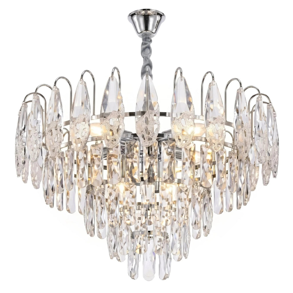 Lampada A Sospensione In Cristallo Swe079-cp 50cm Chrom