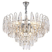 Lampada A Sospensione In Cristallo Swe079-cp 50cm Chrom