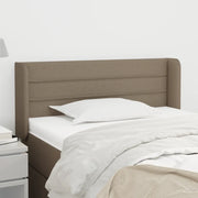 Testiera ad Orecchio Tortora 83x16x78/88 cm in Tessuto 3118886