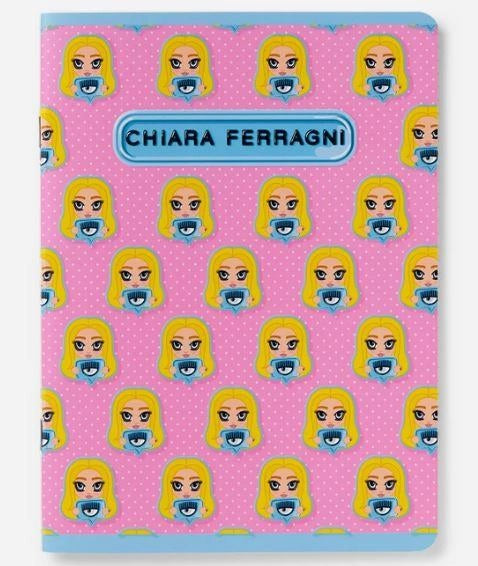 CHIARA FERRAGNI QUADERNO MAXI 50 FOGLI 80 GR 5 MM