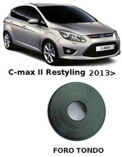 SPRINT01309 , Ford C Max II Restyling dal 2013-2015 , con fissaggi foro tondo a distanza Cm 28 , (2 Fix FC)