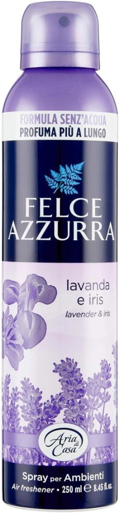 SET 6 FELCE AZZURRA ARIA DI CASA SPRAY PROFUMATORE D'AMBIENTE LAVANDA E IRIS 250 ML