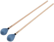 Mazza da Marimba con Testa Dura in Acciaio - Maniglie in Legno di Quercia - Bastoni da Percussione - Sostenibili - Resistenza Elevata - Superficie Liscia - Mazze da Percussione
