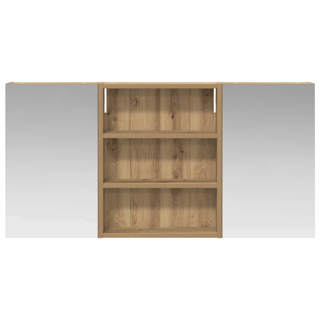 Set di Armadi da Bagno con lo scaffale 3 pcs 100 x 10,5 x 50 cm