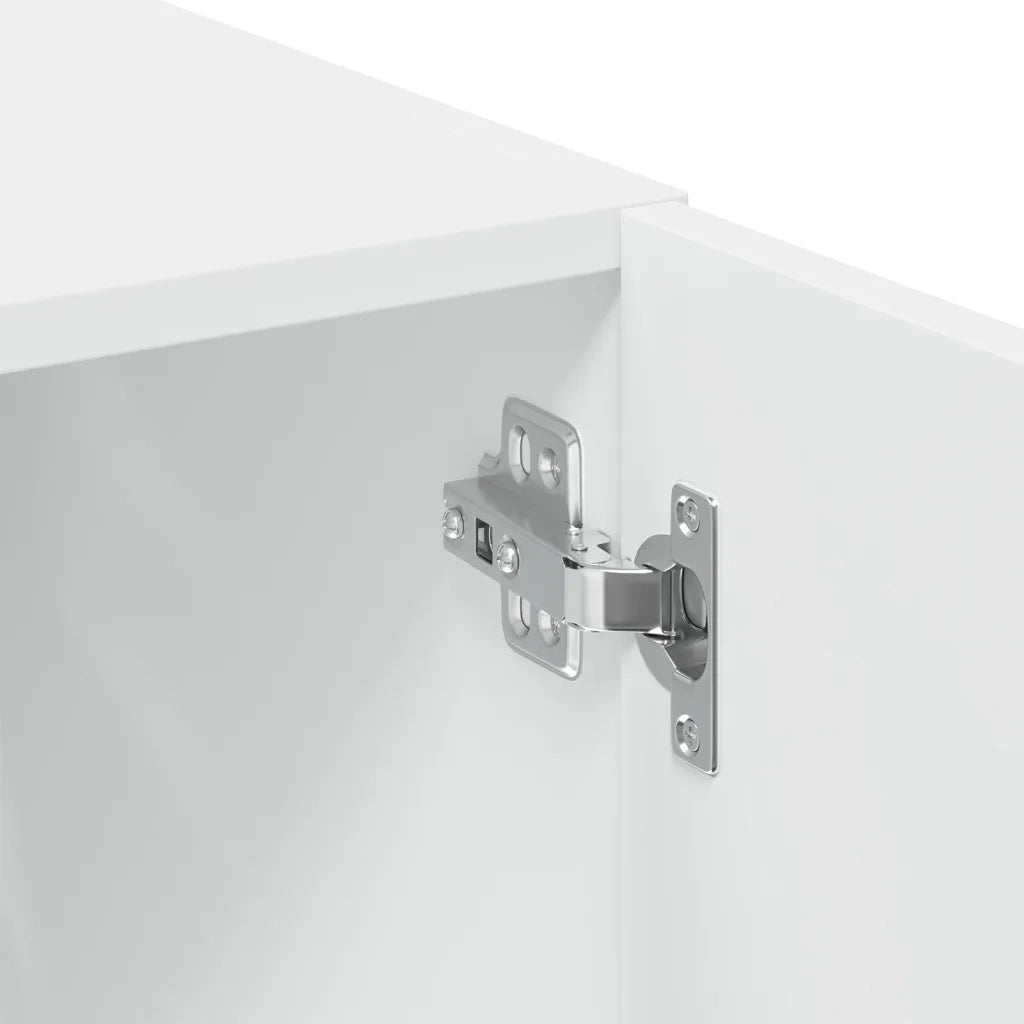 Mobile Portaoggetti Bianco 70x42,5x225 cm in Truciolato