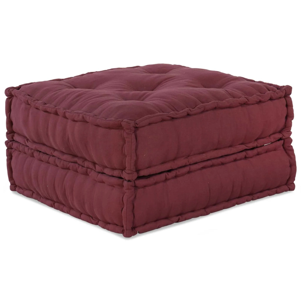 Divano modulare 2 pz-Sofa Modulare-Divanetto Bordeaux 140 x 70 x 36 cm Tessuto